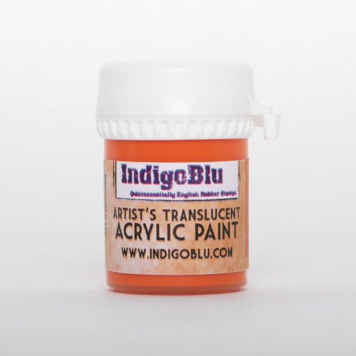 Artists Translucent Acrylic Paint - Tiger Lily (20ml)